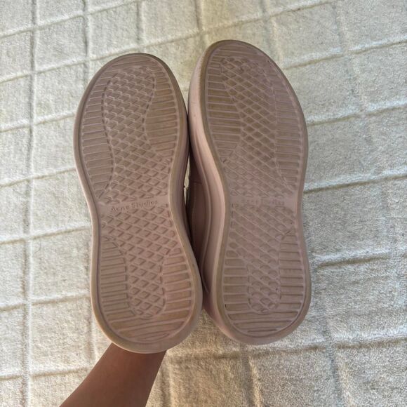 Acne studios VELCRO STRAP PLATFORM SNEAKERS pink EU 37 - Picture 6 of 8